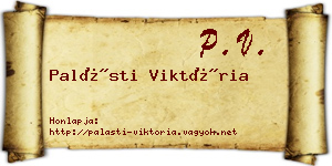Palásti Viktória névjegykártya